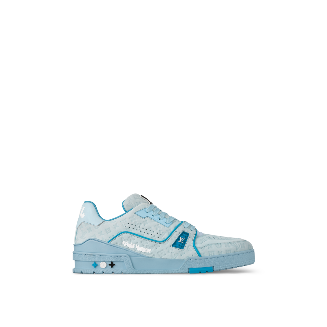 LV Trainer Sneaker - Luxury Shoes - 1ACRYE Blue | LOUIS